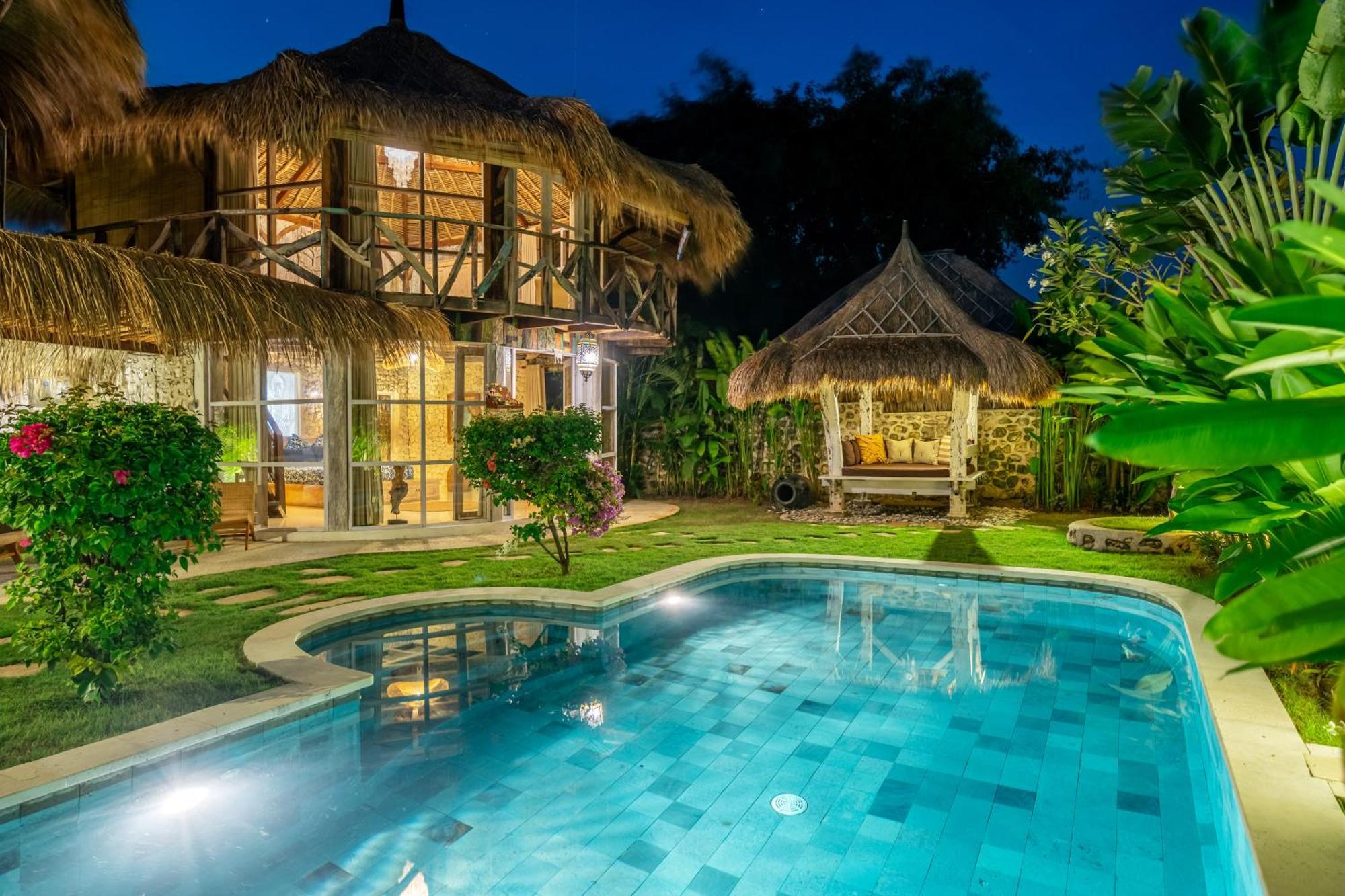 Balangan Beach Villa Idaman Bungalows Jimbaran Extérieur photo