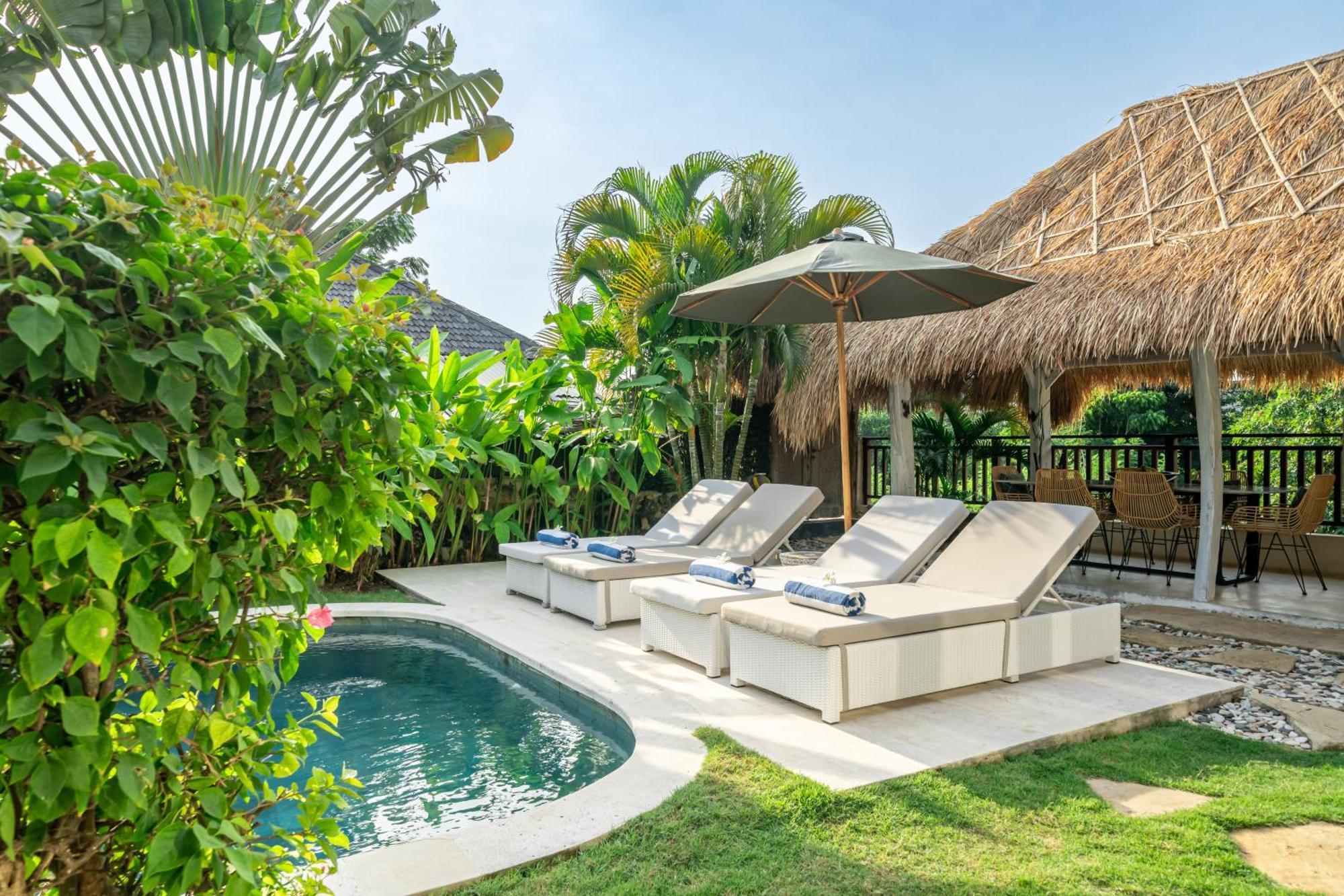 Balangan Beach Villa Idaman Bungalows Jimbaran Extérieur photo