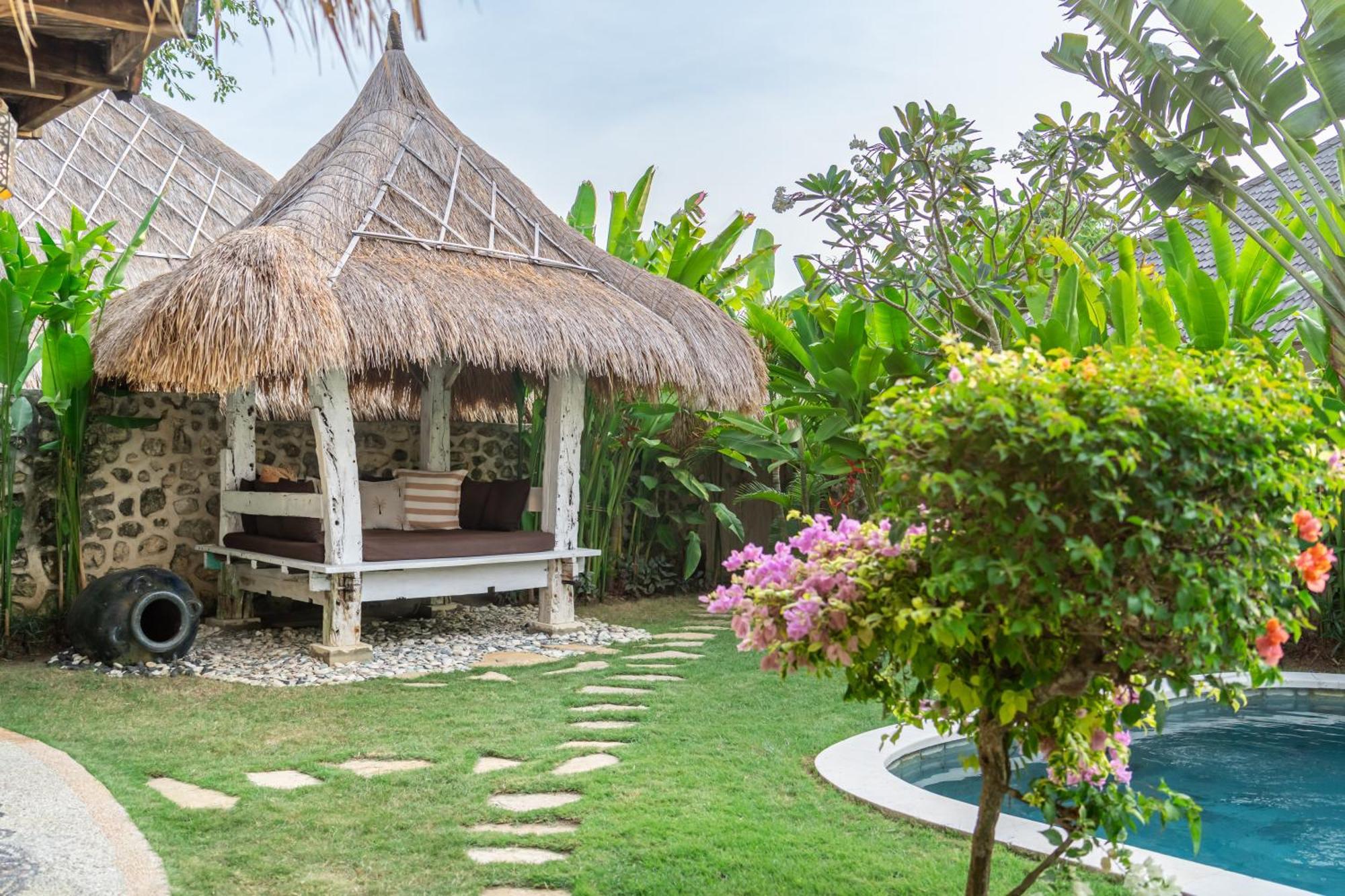 Balangan Beach Villa Idaman Bungalows Jimbaran Extérieur photo
