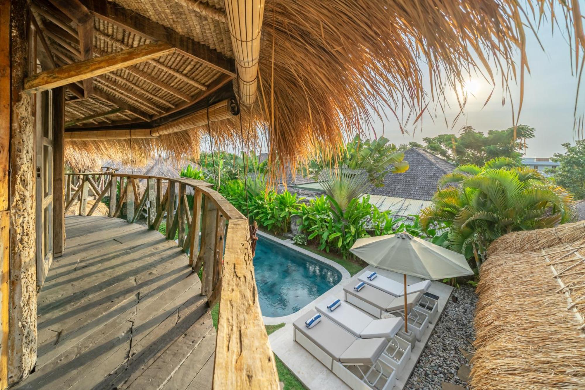 Balangan Beach Villa Idaman Bungalows Jimbaran Extérieur photo