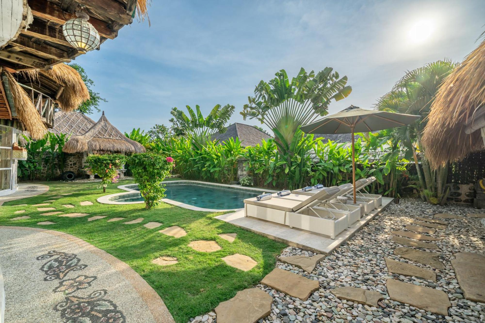 Balangan Beach Villa Idaman Bungalows Jimbaran Extérieur photo